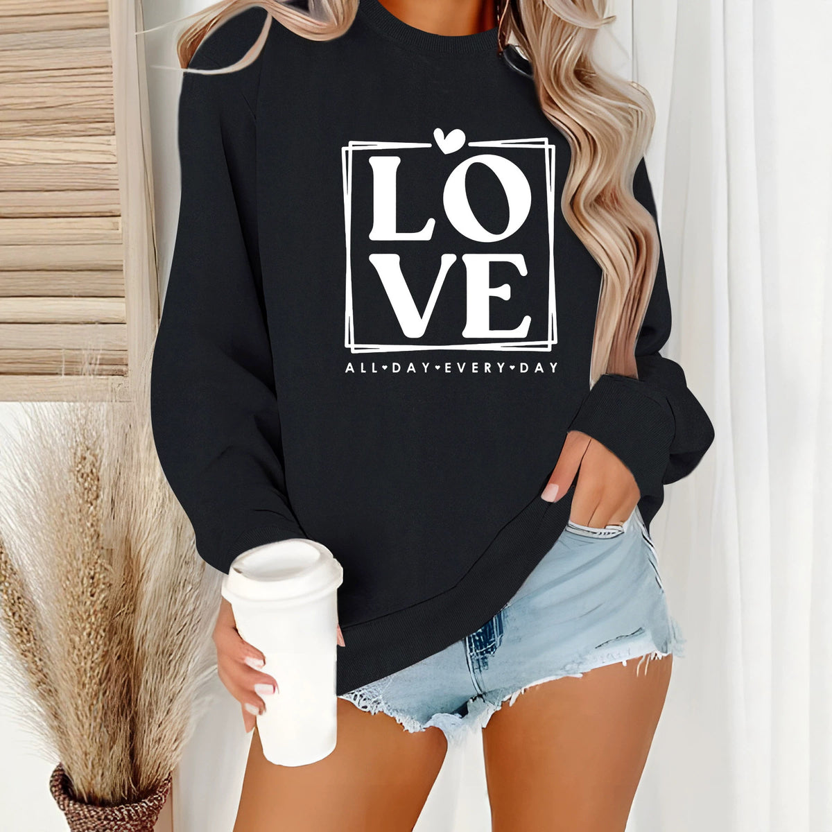 Sweatshirt de Fleece Gráfica — Modelo 9