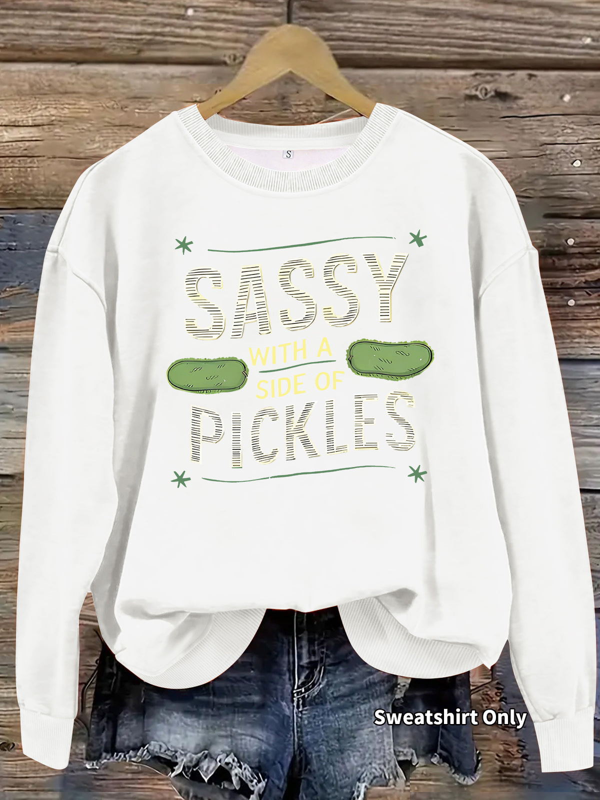 Round neck hoodie for women