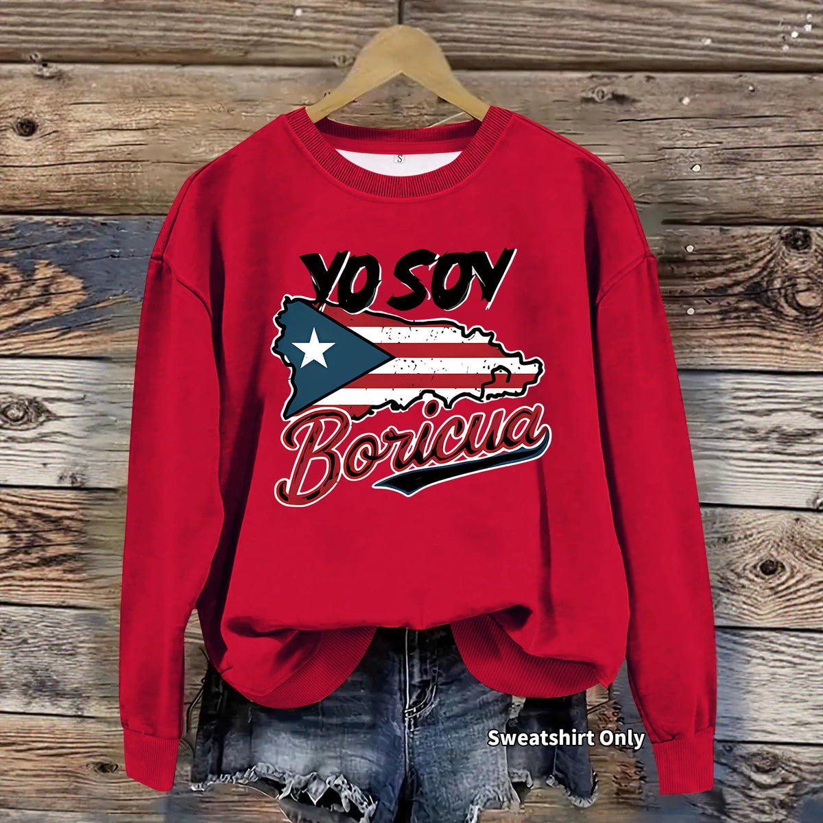 Printed long sleeved sweatshirt