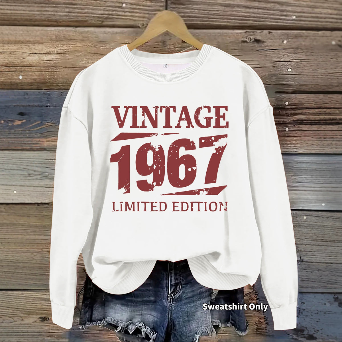 Sweatshirt Padrão de Letras — Look Casual