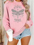 Bottom long sleeved dragonfly insect hoodie