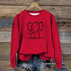 Sweatshirt Elefante — Fofura Descontraída