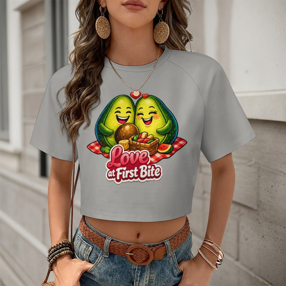 T-shirt Crop Top — Estilo Verão (Modelo 2)