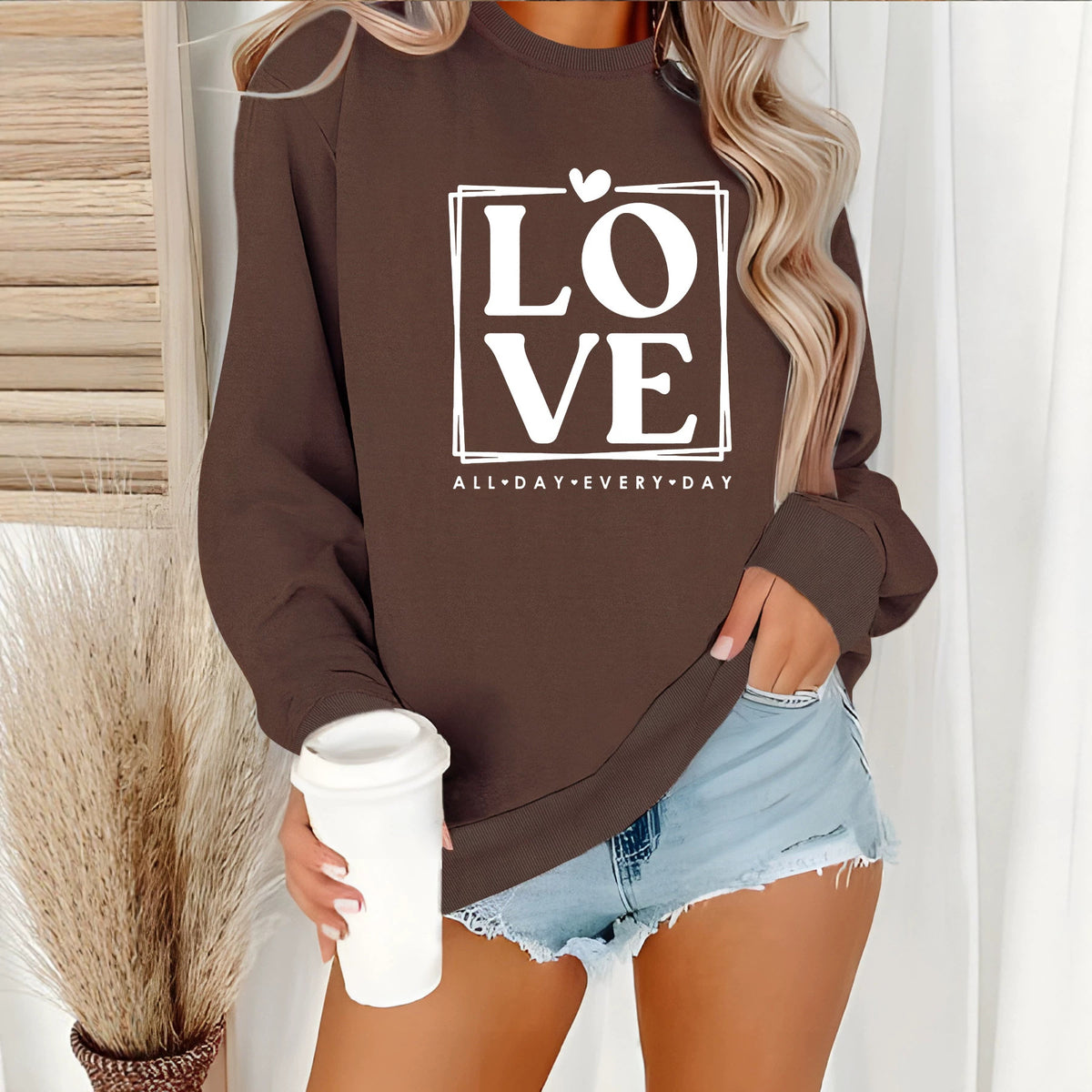 Sweatshirt de Fleece Gráfica — Modelo 9