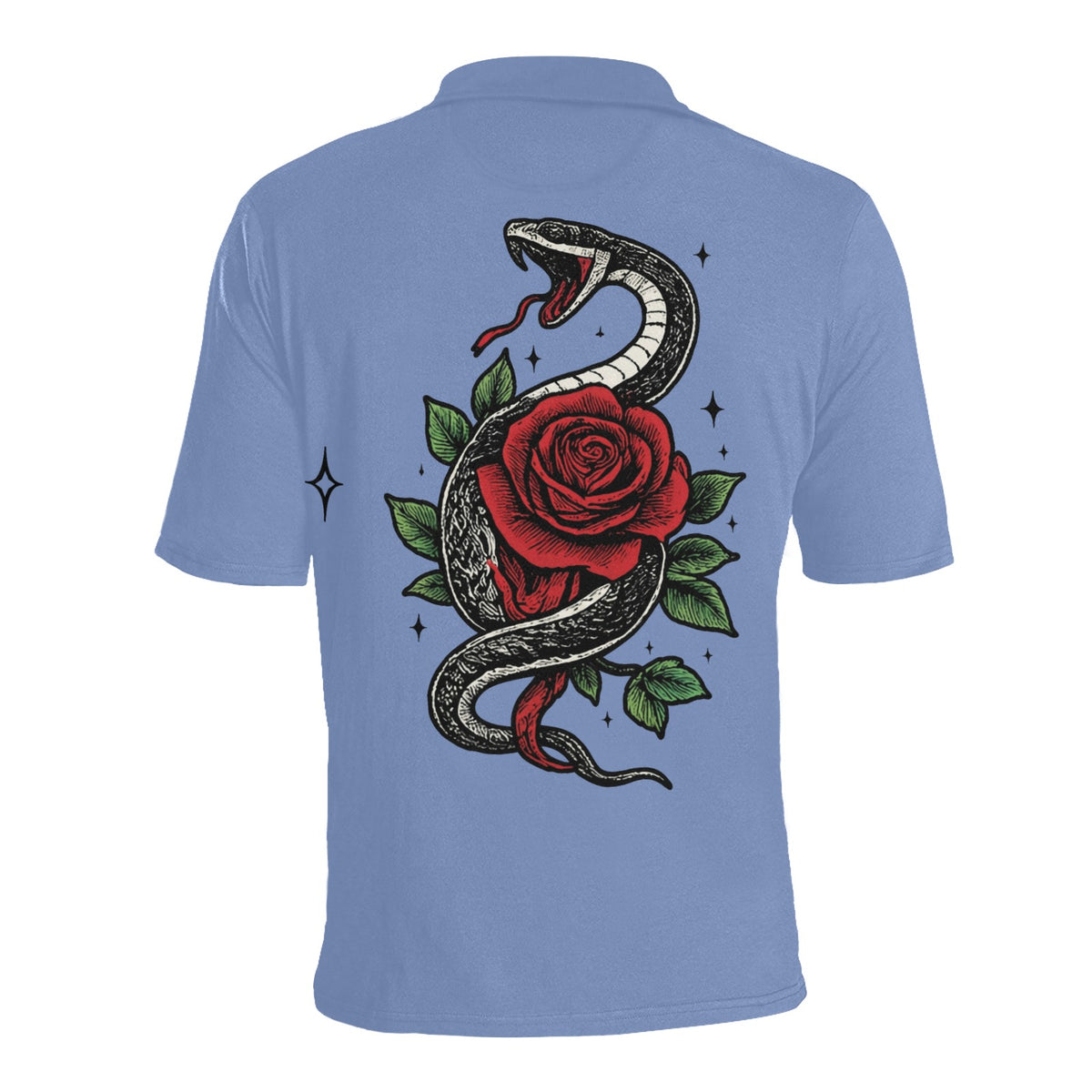 Polo Estampado Integral — Estilo Casual