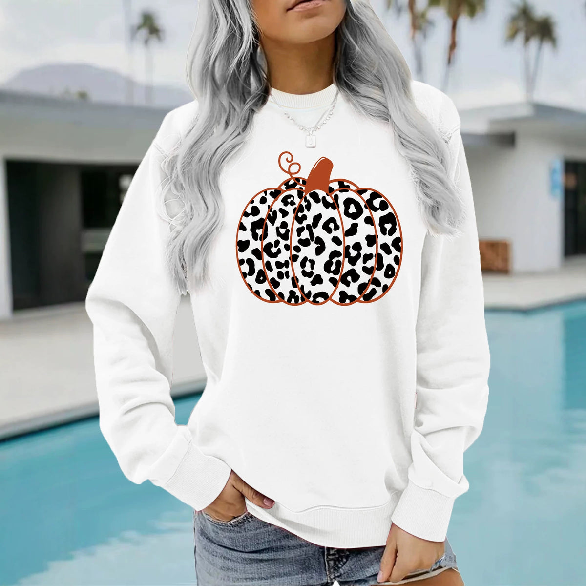 Sweatshirt Abóbora — Espírito de Halloween