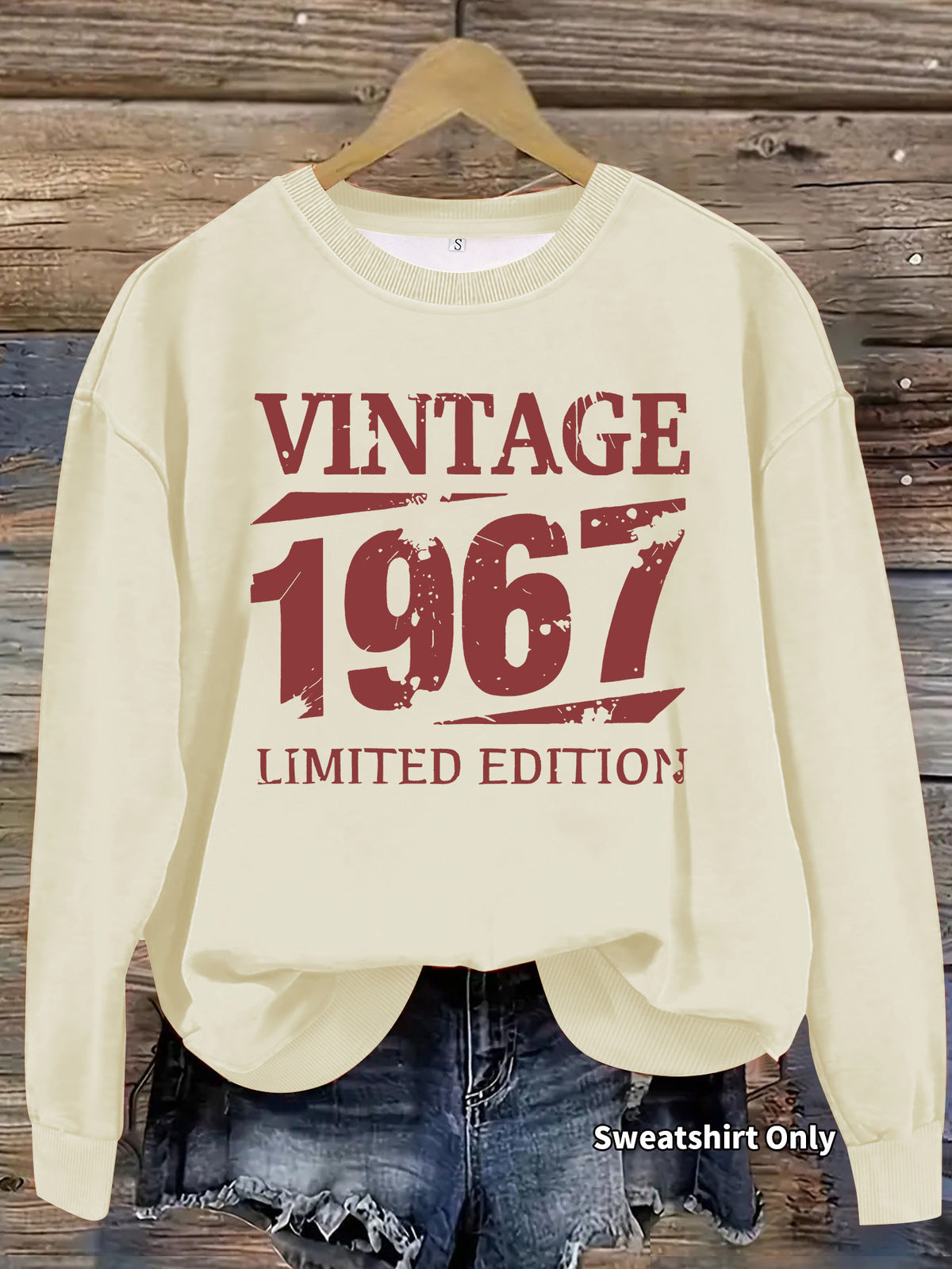 Sweatshirt Padrão de Letras — Look Casual