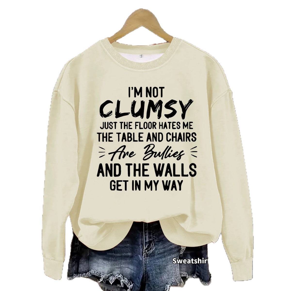 Sweatshirt Letras — Estilo Urbano