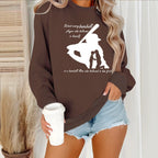 Baseball Mom Printed Velvet Hoodie