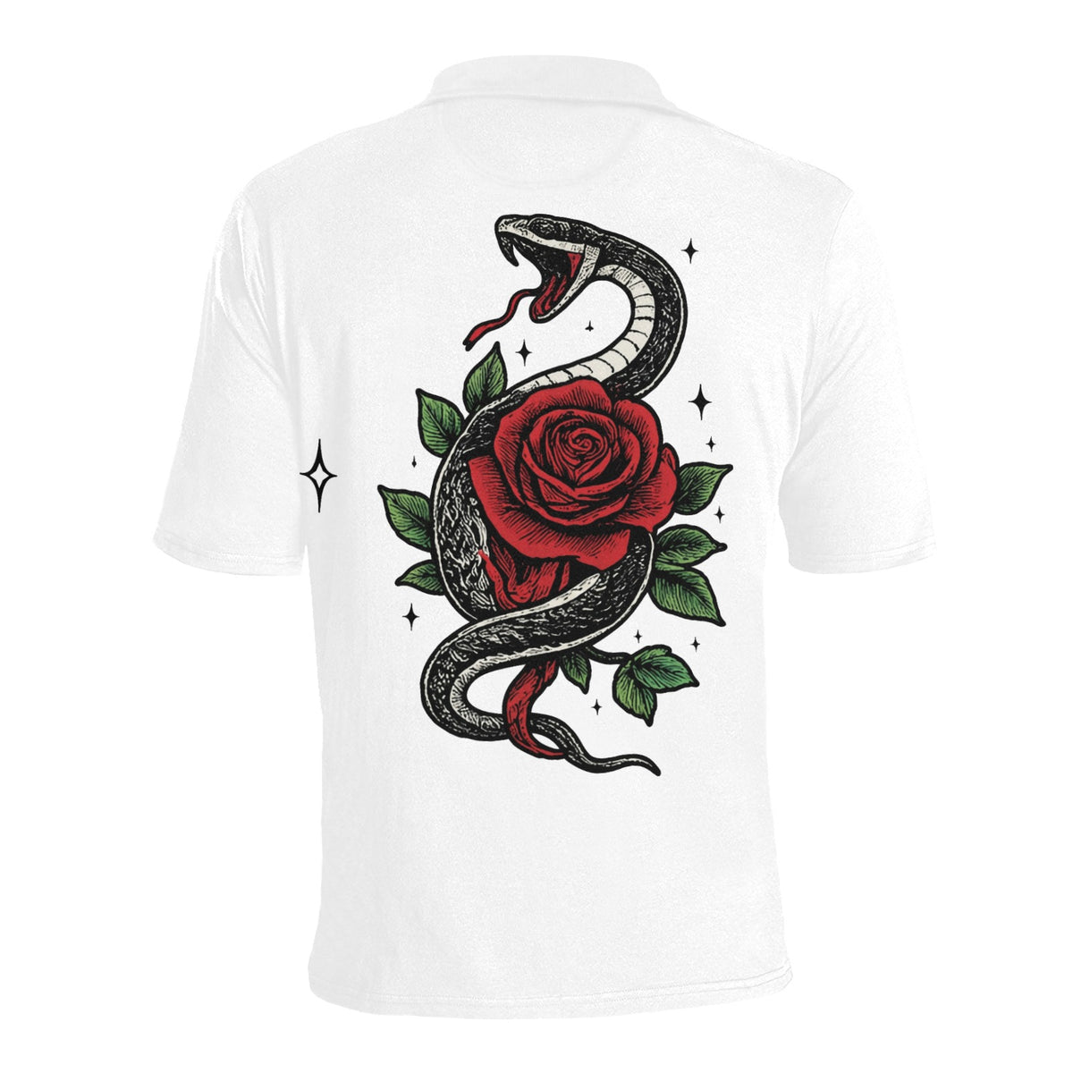 Polo Estampado Integral — Estilo Casual