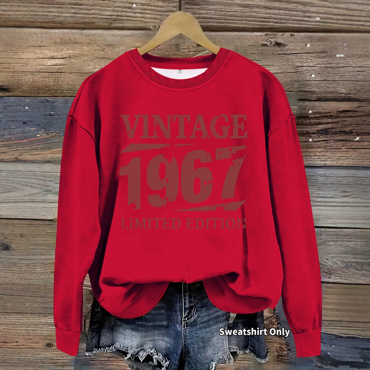 Sweatshirt Padrão de Letras — Look Casual