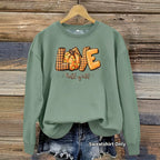 Sweatshirt Abóbora Estampada — Outono e Halloween