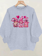 Sweatshirt de Fleece Estampada — Modelo 8