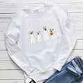 Dog Pumpkin Printed Halloween Hoodie