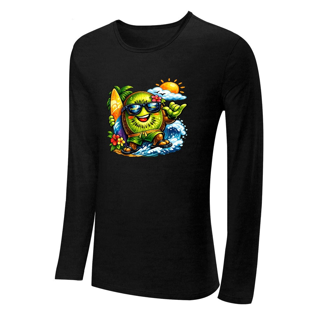 T-shirt de Homem Manga Comprida — Algodão Puro (Modelo 2)