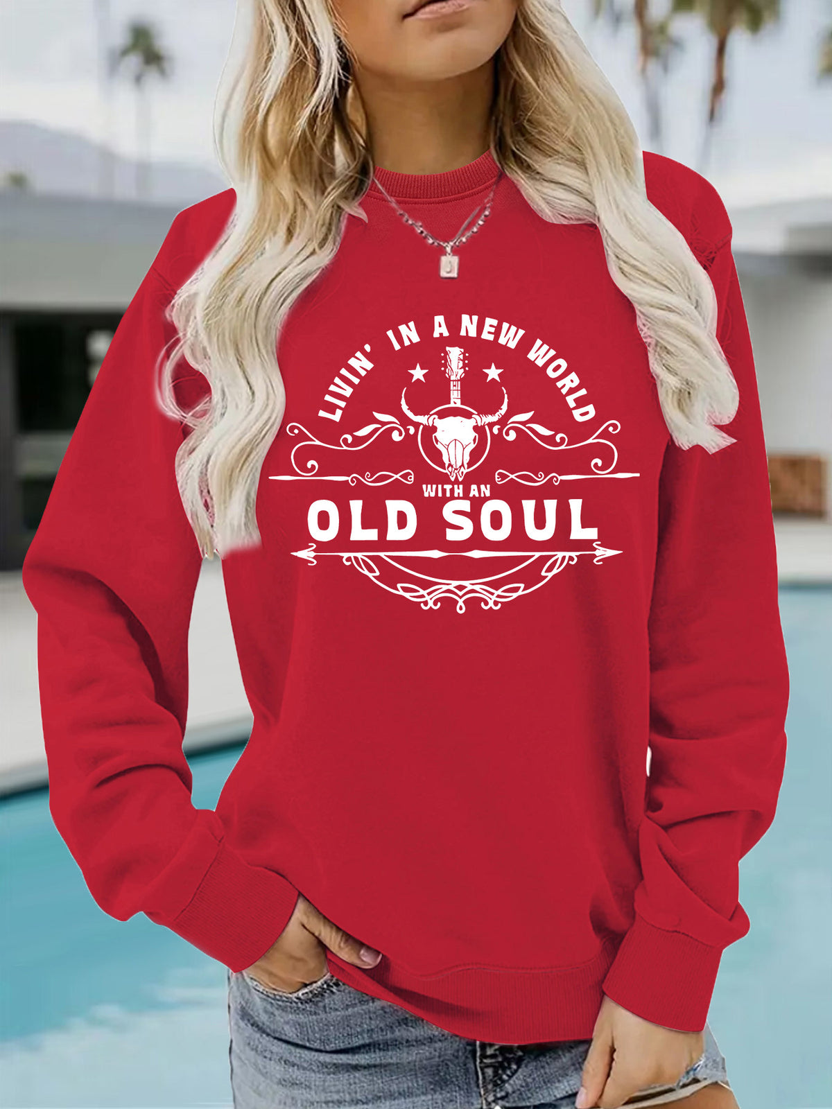 Sweatshirt Caveira e Letras — Estilo Dark