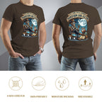 T-shirt de Homem Algodão — Estampado Frente e Costas