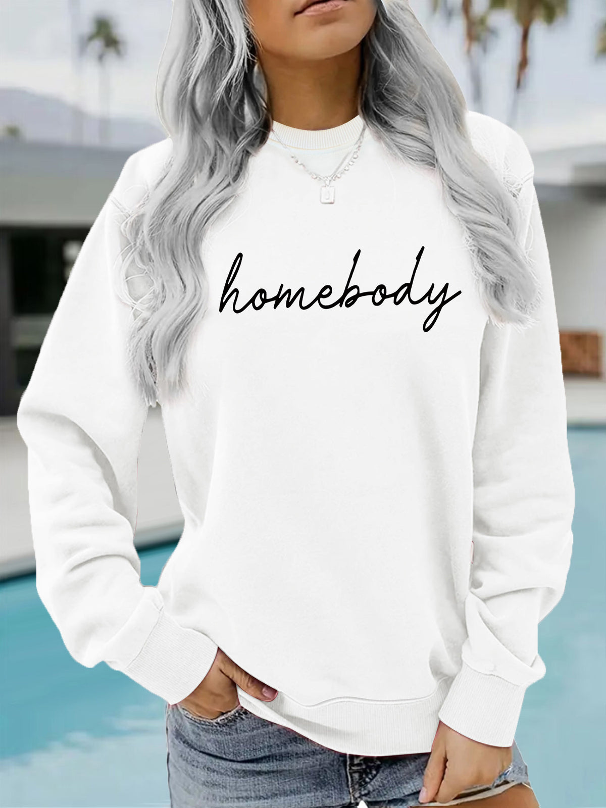 Sweatshirt Estampada — Modelo 1