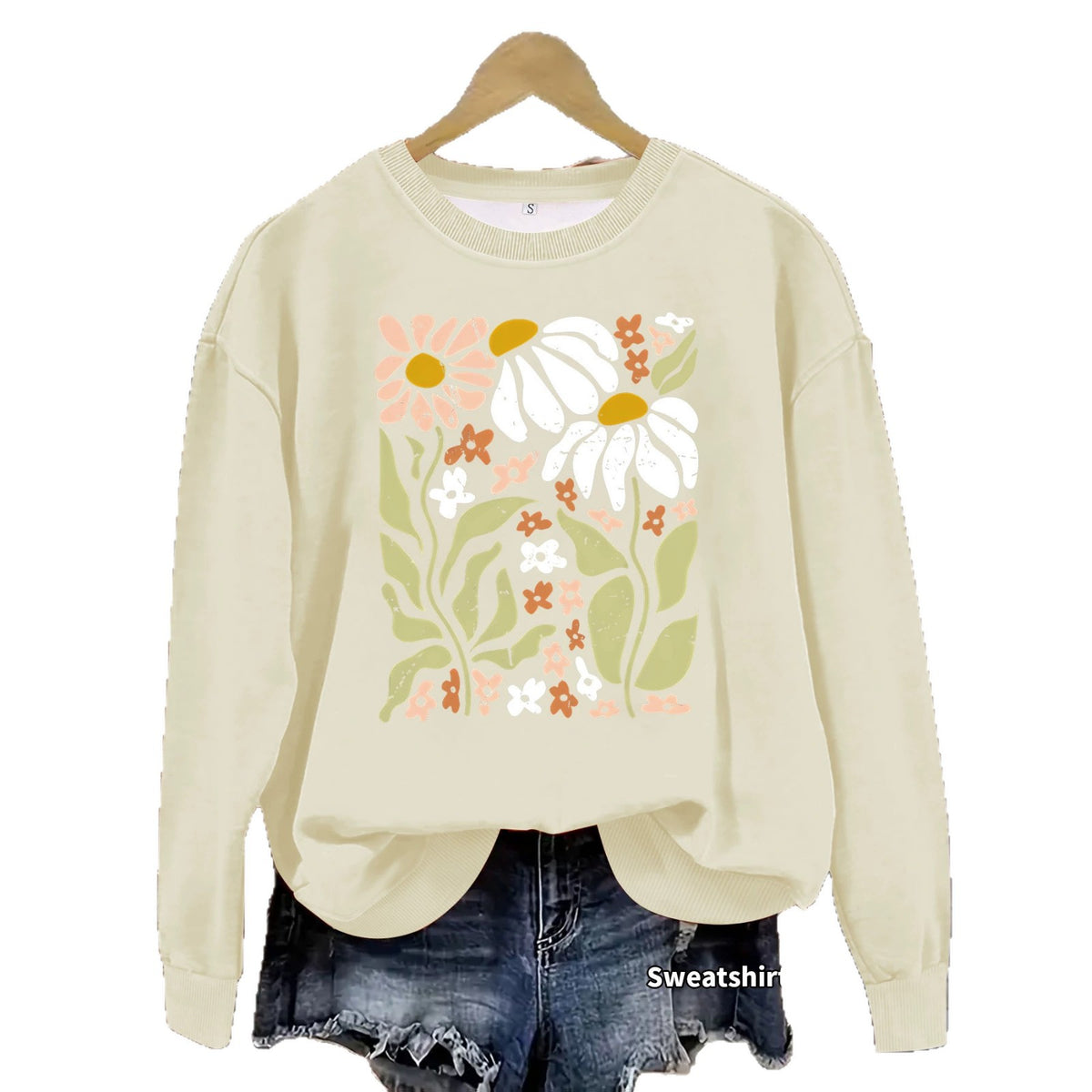 Sweatshirt Casual — Estampado Gráfico