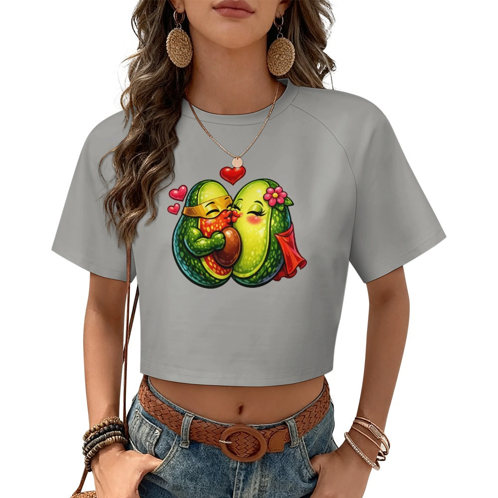 T-shirt Crop Top — Estilo Verão