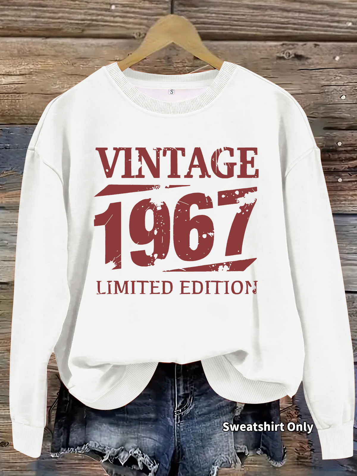Sweatshirt Padrão de Letras — Look Casual