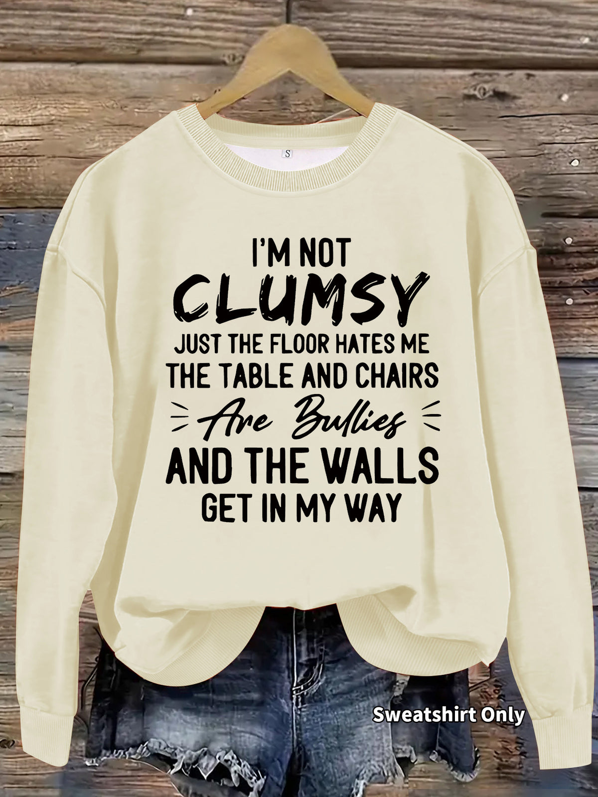 Sweatshirt Letras — Estilo Urbano