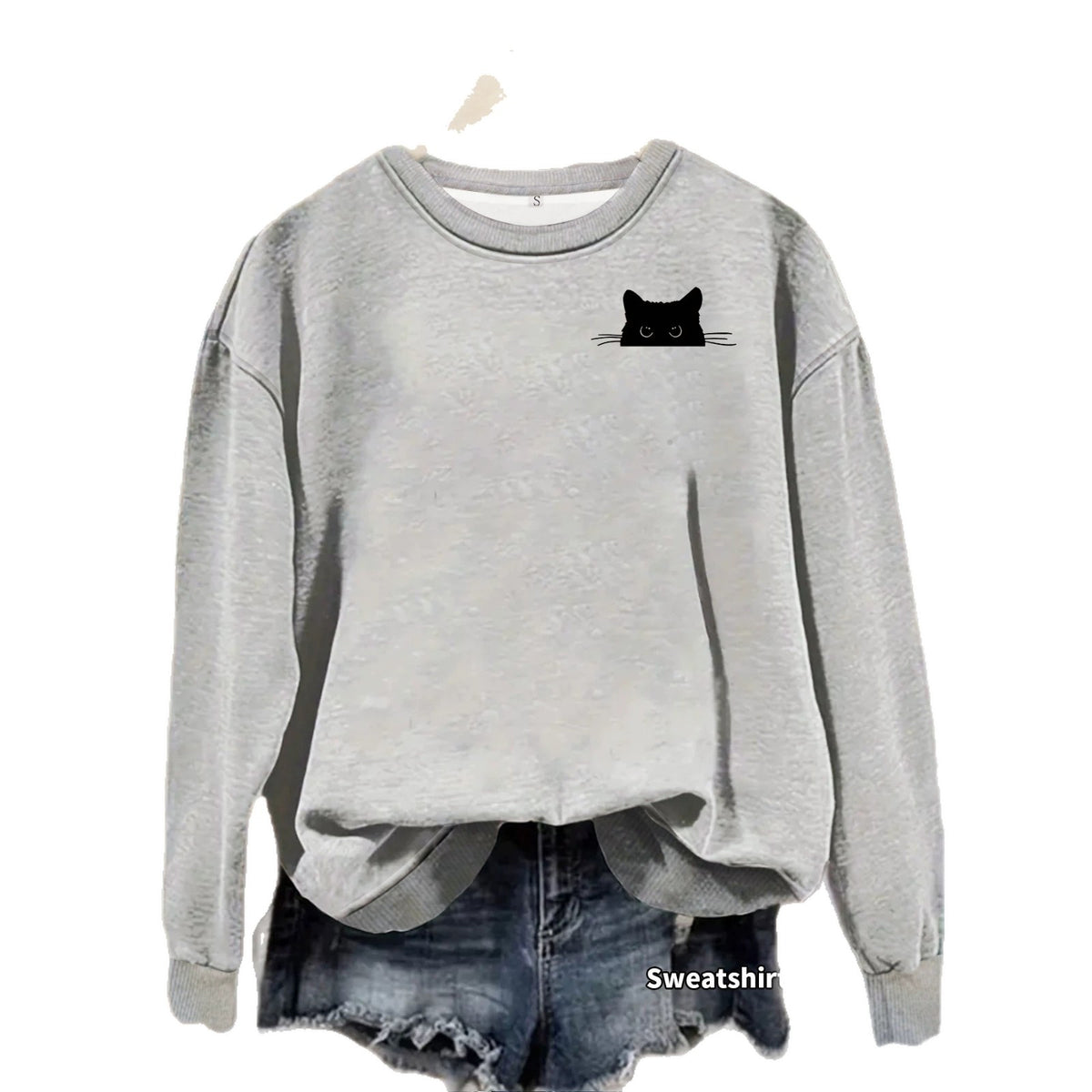 Sweatshirt Gato Preto — Charme Felino