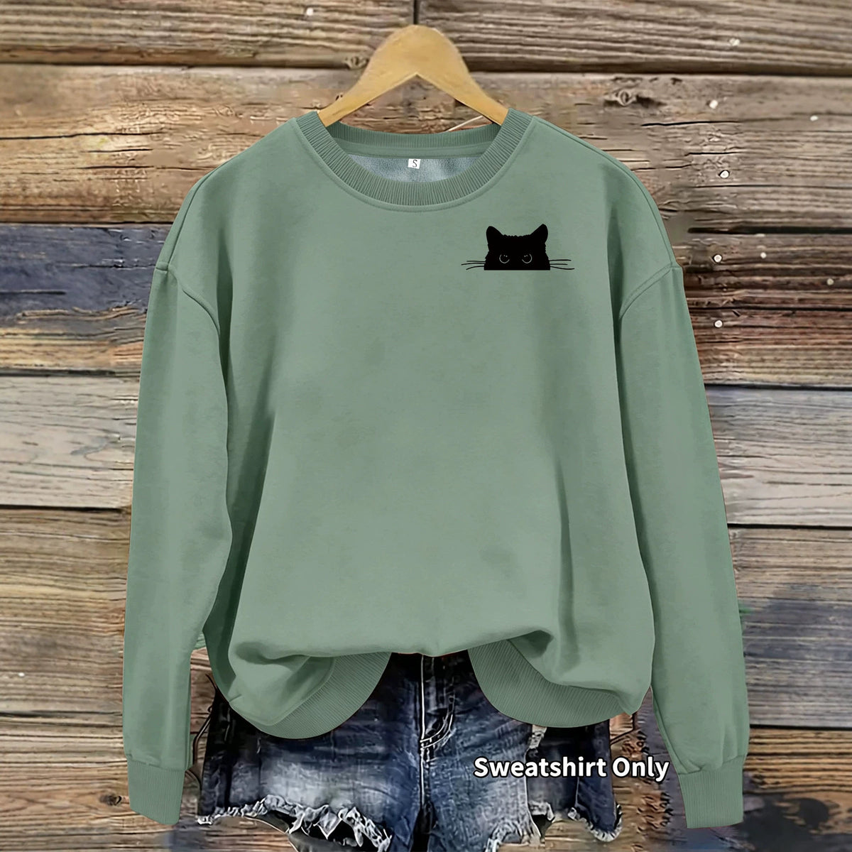 Sweatshirt Gato Preto — Charme Felino
