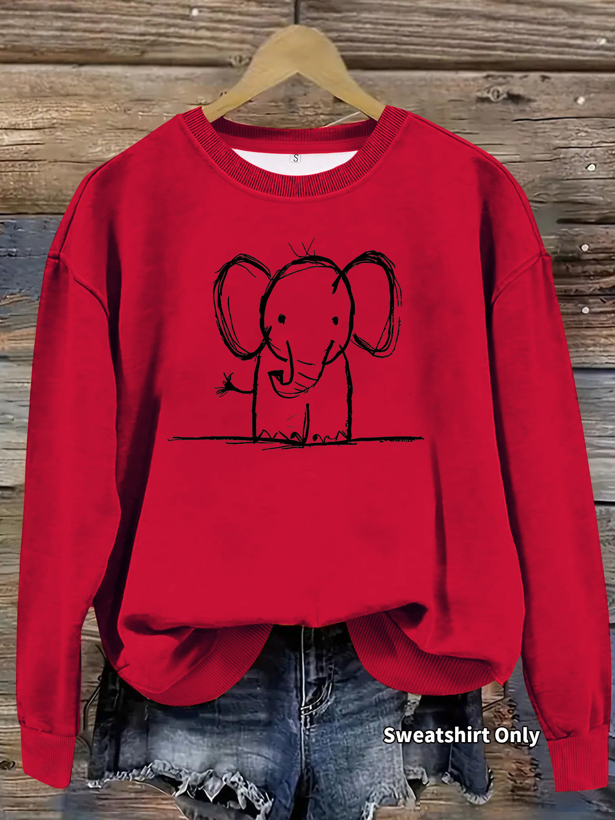 Sweatshirt Elefante — Fofura Descontraída