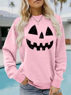 Round neck fleece sweatshirt sports sweatshirt