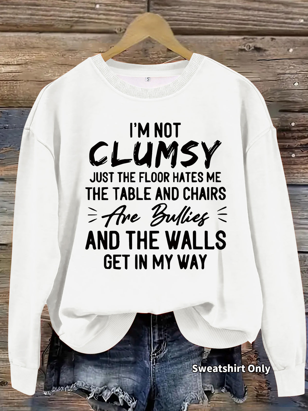 Sweatshirt Letras — Estilo Urbano