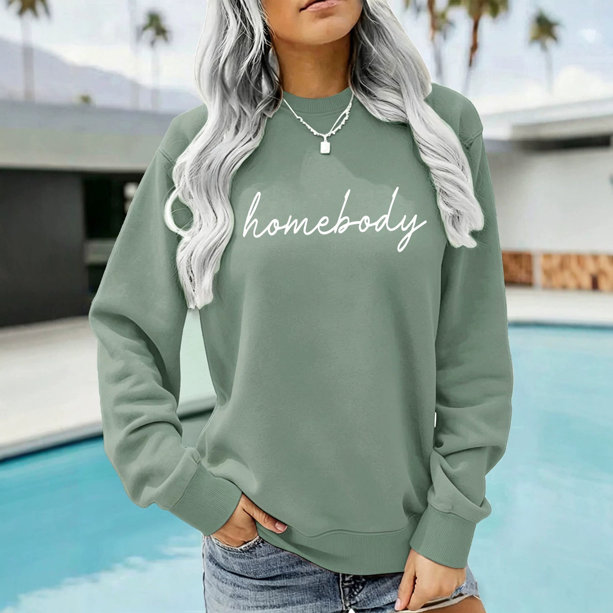 Sweatshirt Estampada — Modelo 1