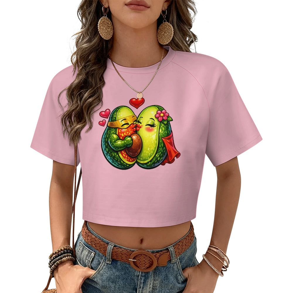 T-shirt Crop Top — Estilo Verão