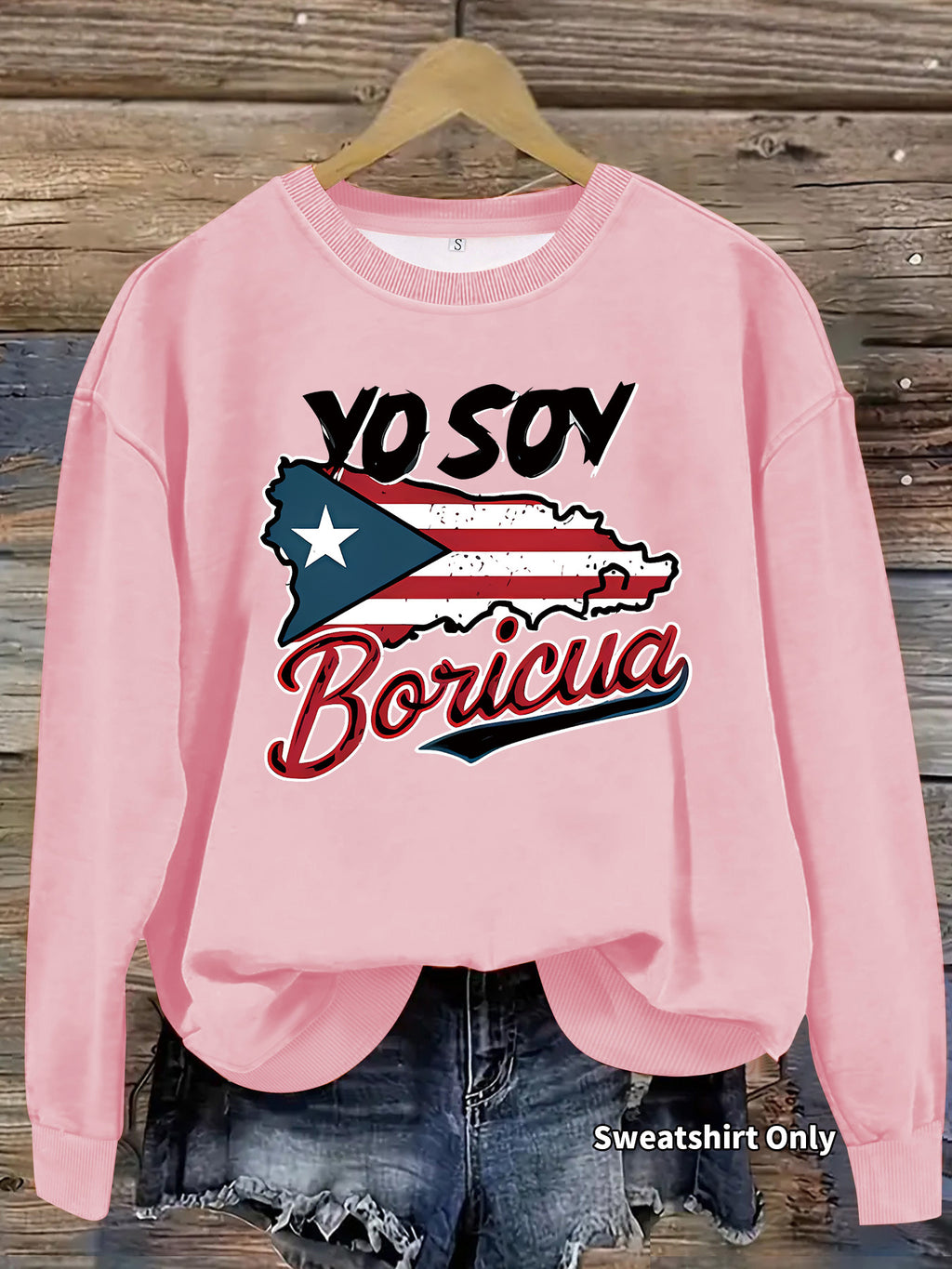Printed long sleeved sweatshirt