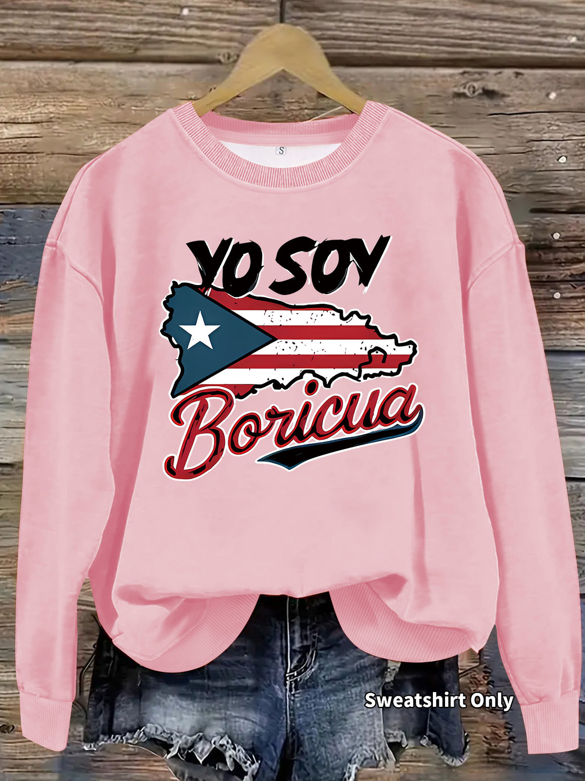Printed long sleeved sweatshirt