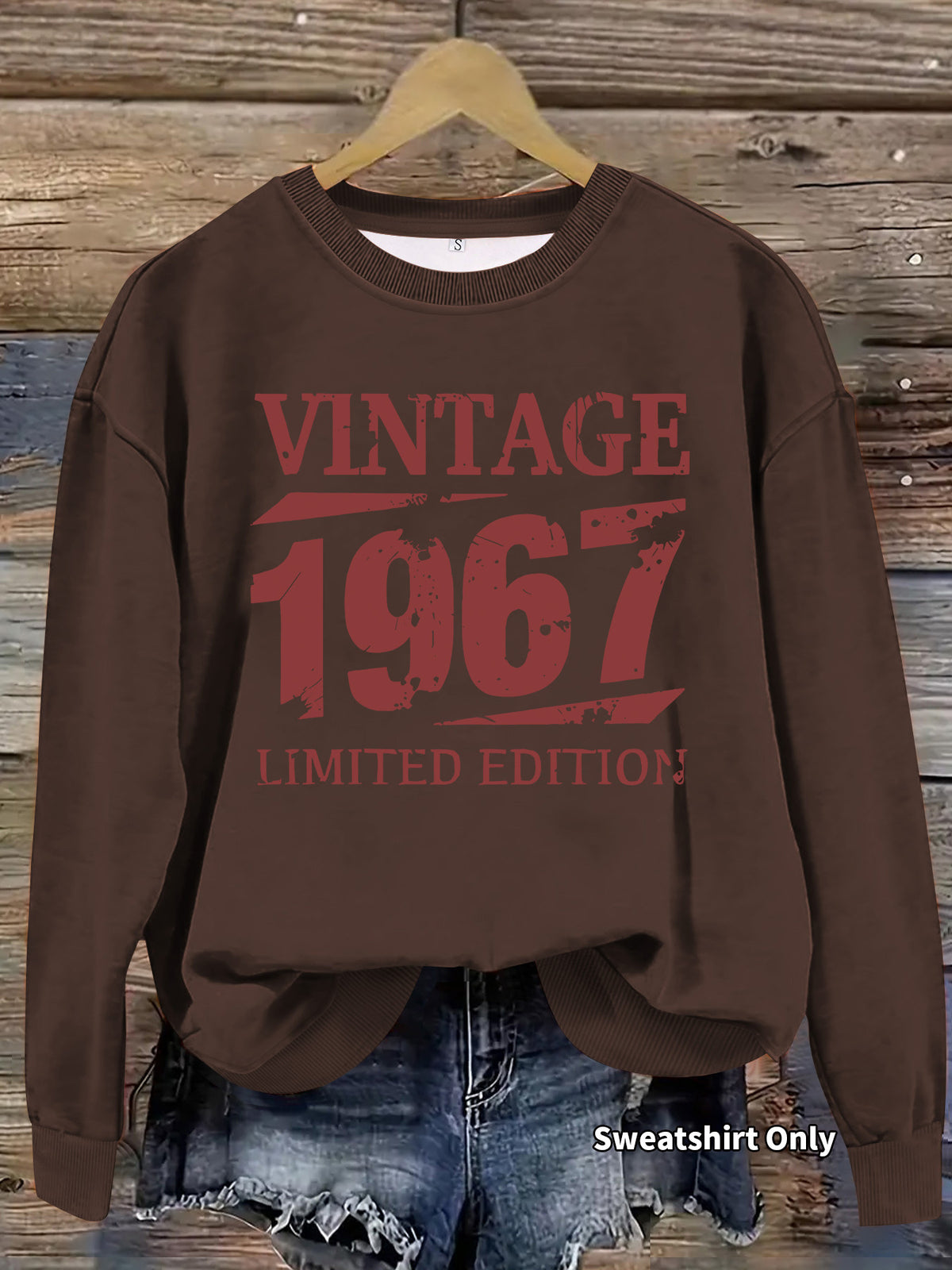 Sweatshirt Padrão de Letras — Look Casual