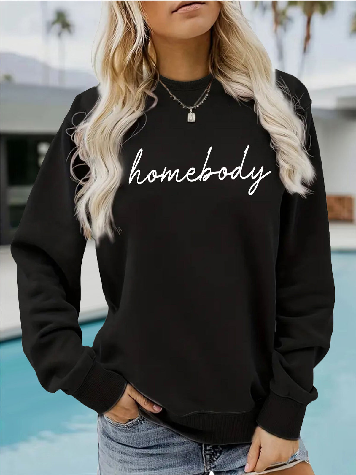 Sweatshirt Estampada — Modelo 1