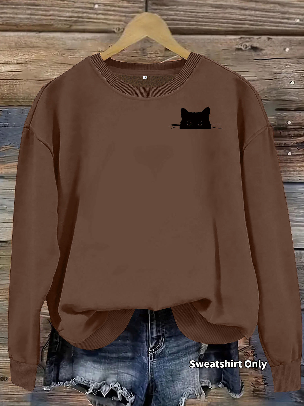 Sweatshirt Gato Preto — Charme Felino