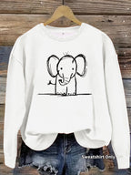 Sweatshirt Elefante — Fofura Descontraída