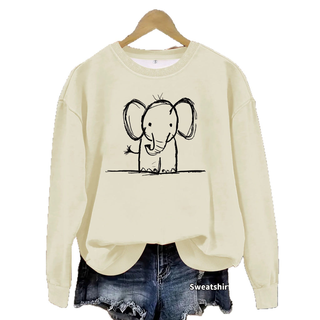 Sweatshirt Elefante — Fofura Descontraída