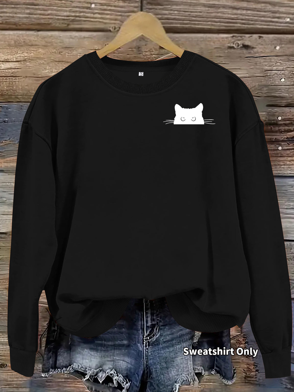 Sweatshirt Gato Preto — Charme Felino