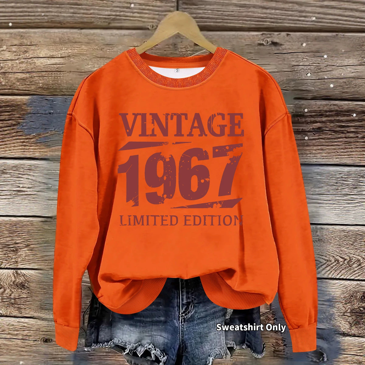 Sweatshirt Padrão de Letras — Look Casual