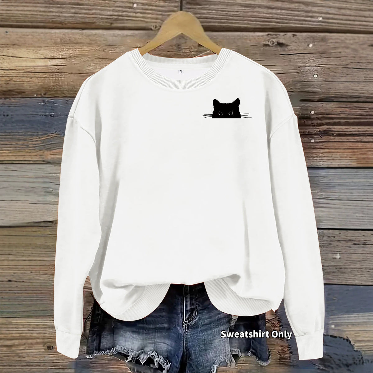 Sweatshirt Gato Preto — Charme Felino