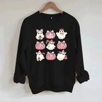 Sweatshirt Fantasma e Abóbora — Edição Halloween