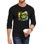 T-shirt de Homem Manga Comprida — Algodão Puro (Modelo 2)