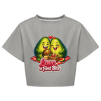 T-shirt Crop Top — Estilo Verão (Modelo 2)