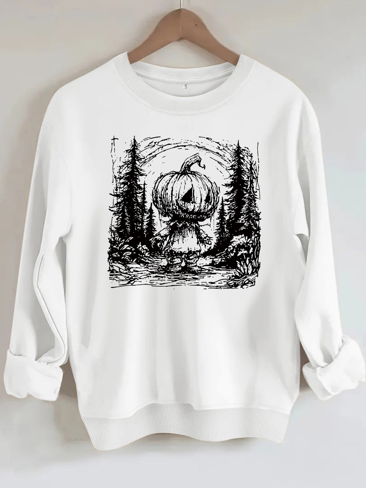 Sweatshirt Homem-Abóbora — Halloween Divertido