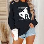 Baseball Mom Printed Velvet Hoodie