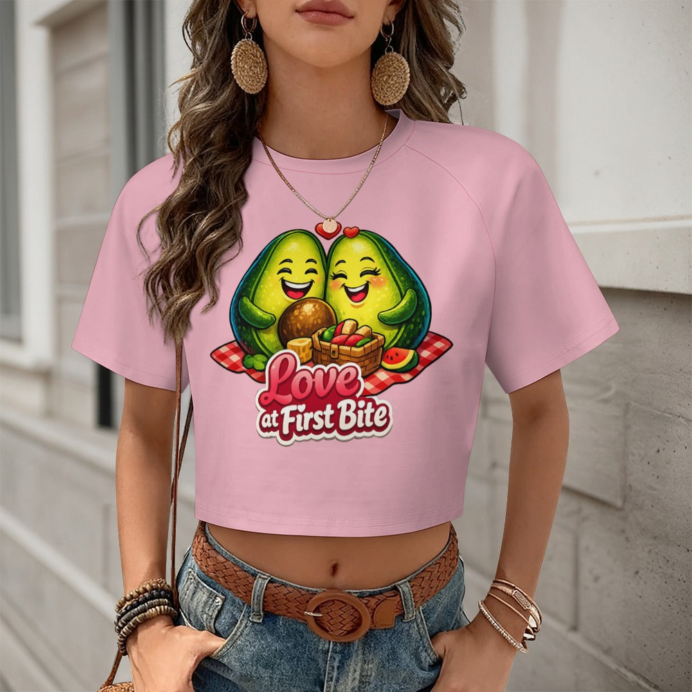 T-shirt Crop Top — Estilo Verão (Modelo 2)