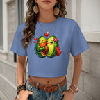 T-shirt Crop Top — Estilo Verão